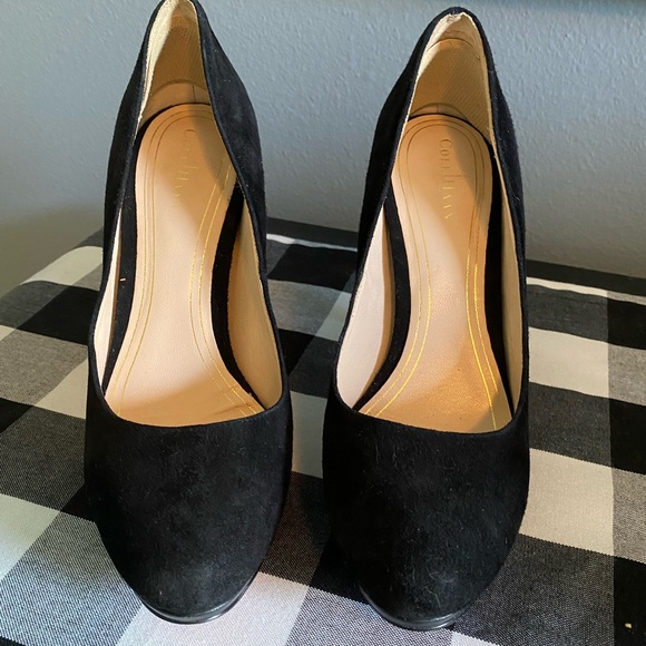 Cole Haan Shoes - Cole Haan Black Suede High Heels